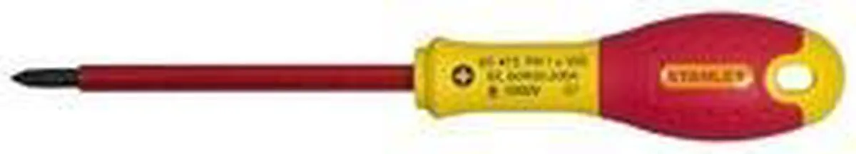 Stanley FatMax Schroevendraaier PH0 X 75mm VDE - Geel