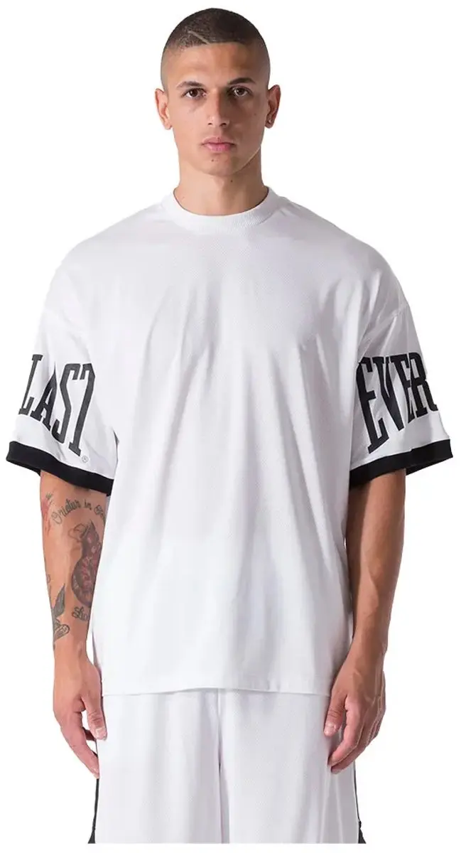 Everlast Mesh Stretch T-shirt Wit - L - afbeelding 6 van 6