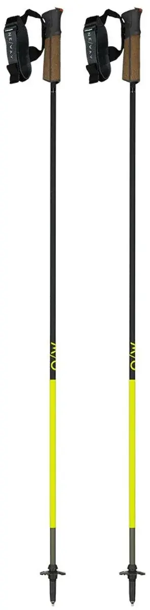 Fischer GT 11 Carbon Mag Stokken 135cm - Zwart/Geel