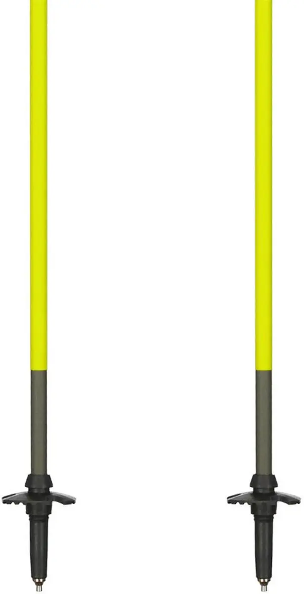 Fischer GT 11 Carbon Mag Stokken 135cm - Zwart/Geel