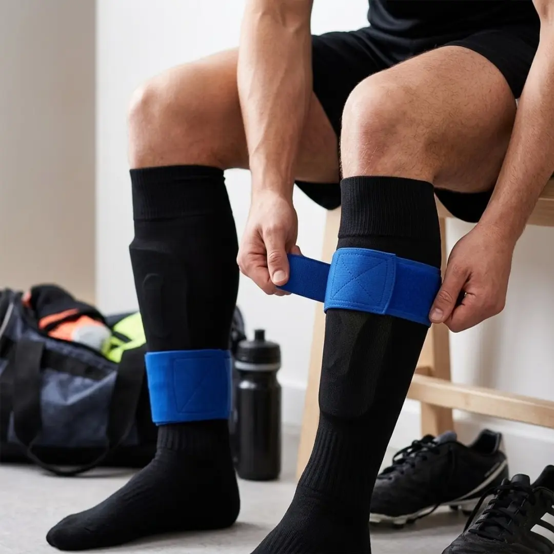 NuveX Blauwe Sokophouders - 2 Stuks