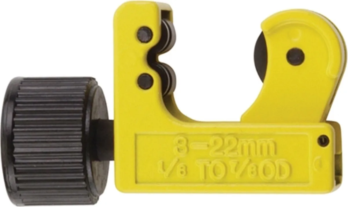 Stanley Verstelbare Pijpsnijder 3-22mm - Geel