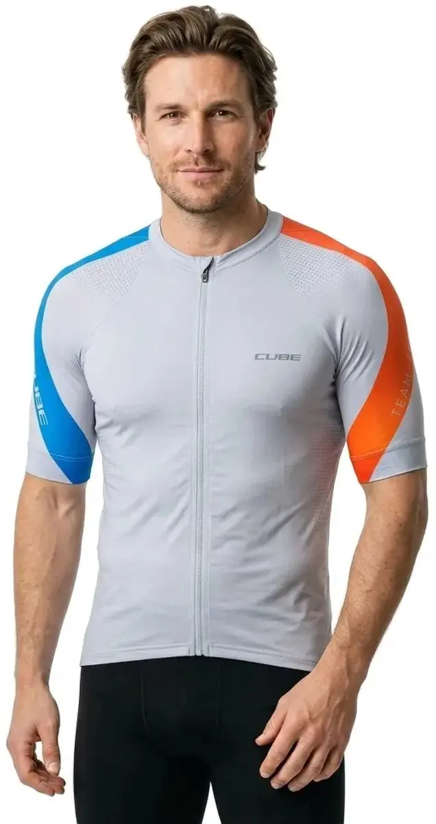 Cube Road/xc Teamline Wielertrui - Wit XL