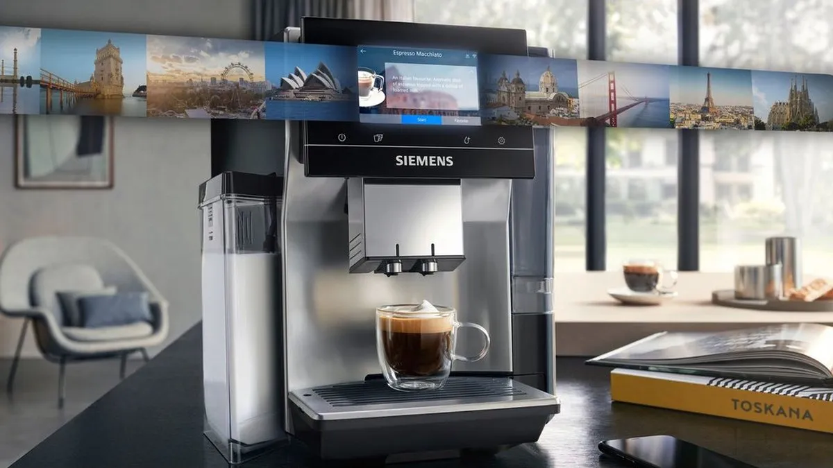 Siemens EQ700 TQ713R03 Volautomatische Espressomachine - Zwart/RVS
