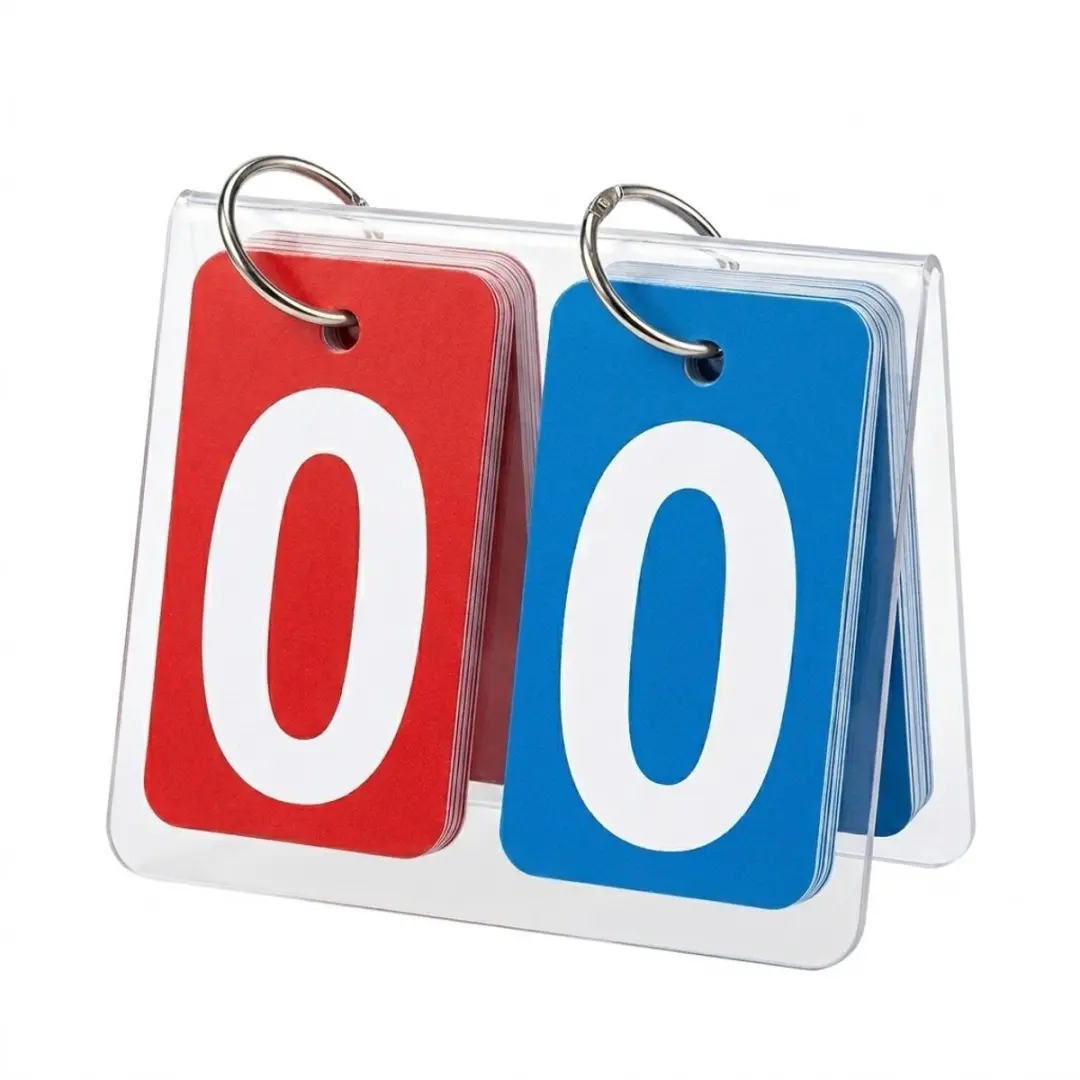 NUVEX Draagbaar Mini Scorebord Flipkaarten