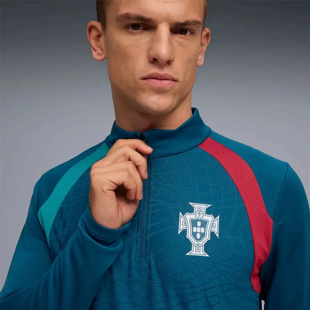 PUMA Portugal 25/26 Training T-shirt Lange Mouwen - L - Blauw