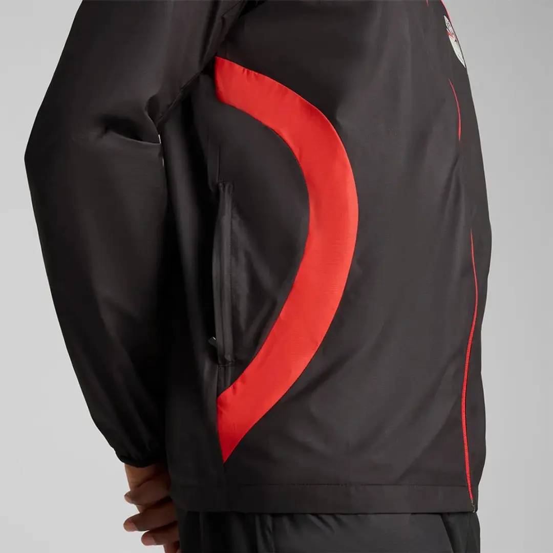 PUMA Egypt 24/25 Wedstrijdjas - M - Rood/Zwart