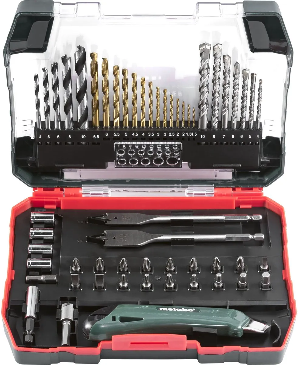 Metabo SP 55-delige Boor- en Freesset - Metaal/Steen