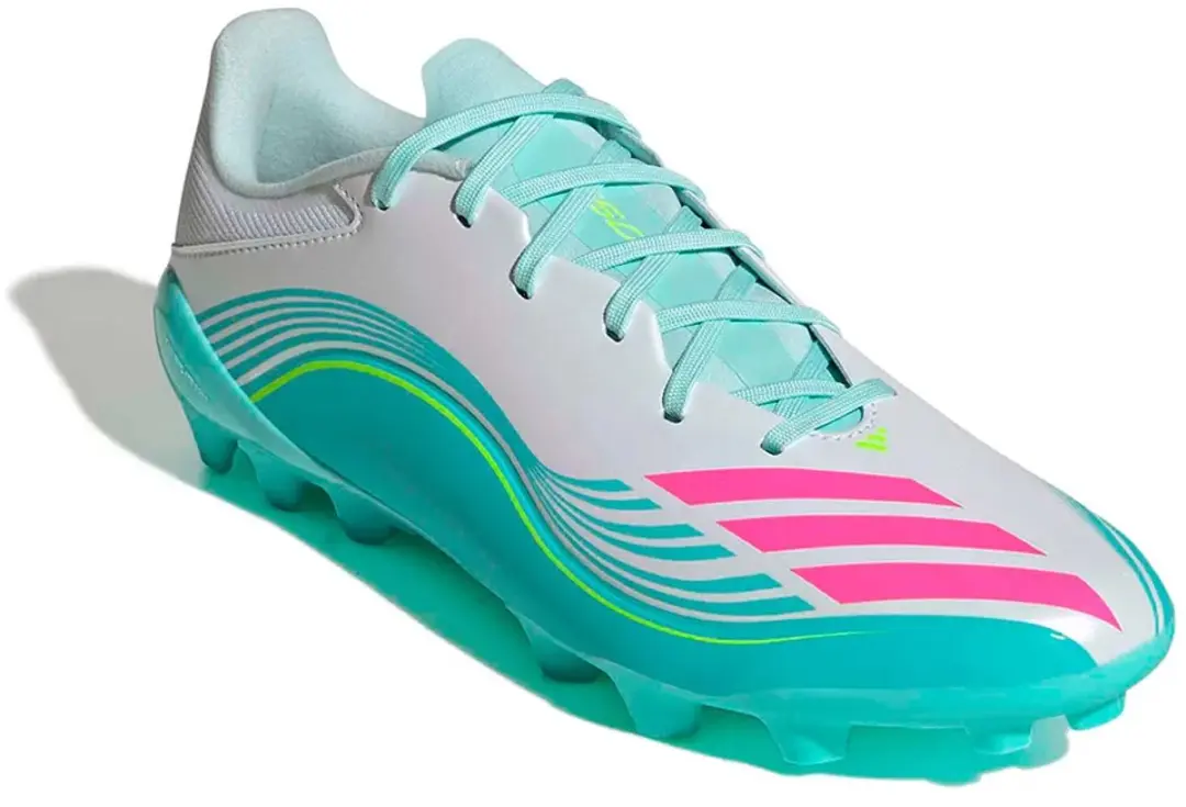 Adidas F50 Messi League 2G/3G AG Voetbalschoenen - Blauw/Zilver - 43 1/3