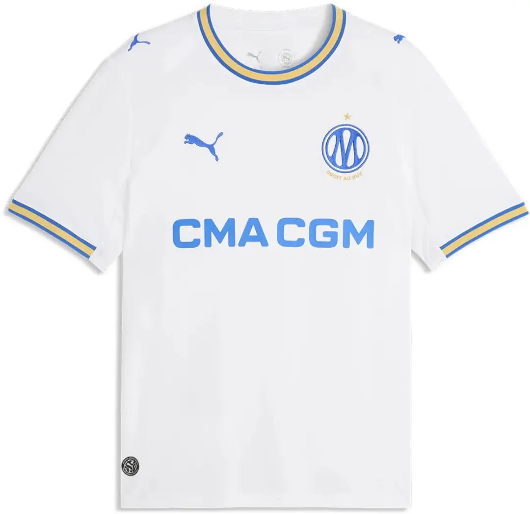 PUMA Olympique Marseille 26/27 Thuis T-shirt - L - Wit