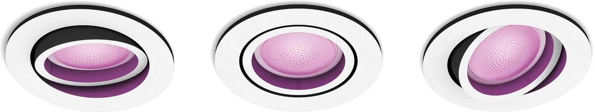 Philips Hue Centura Inbouwspot GU10 - 3 Stuks - RGBW