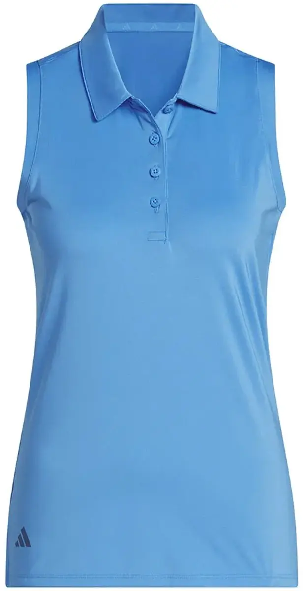 Adidas Ultimate365 Mouwloos Poloshirt Dames XS - Lucid Blue