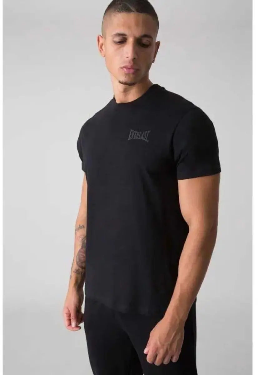 Everlast Jersey T-shirt Kort L - Zwart