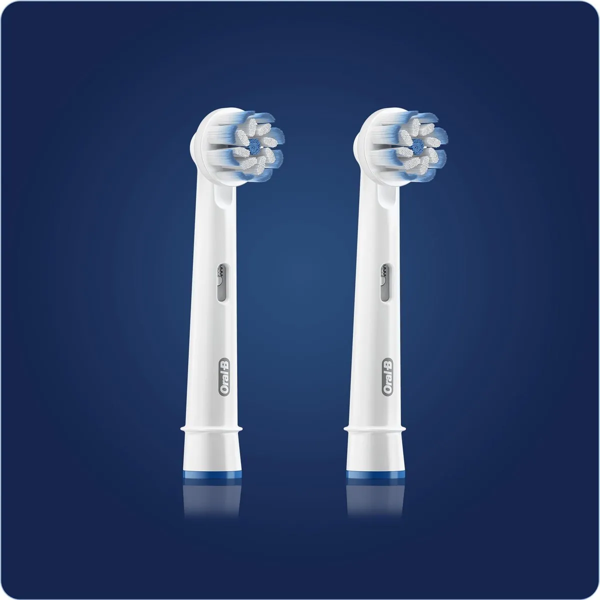 Oral-B Sensitive Clean Opzetborstels 2 Stuks - Wit