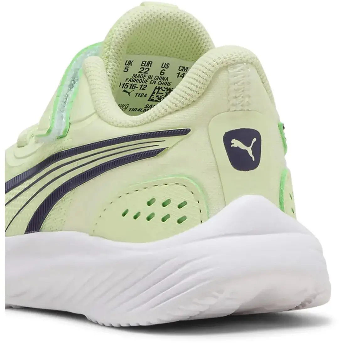 PUMA Pounce Ac+ Hardloopschoenen - Kinderen 26 - Groen