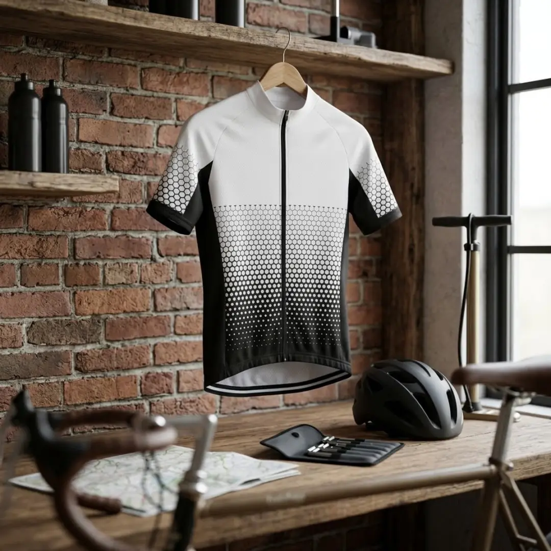 NUVEX Wielren Shirt Heren Korte Mouw S - Wit