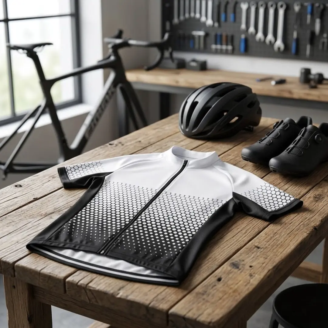 NUVEX Wielren Shirt Heren Korte Mouw S - Wit