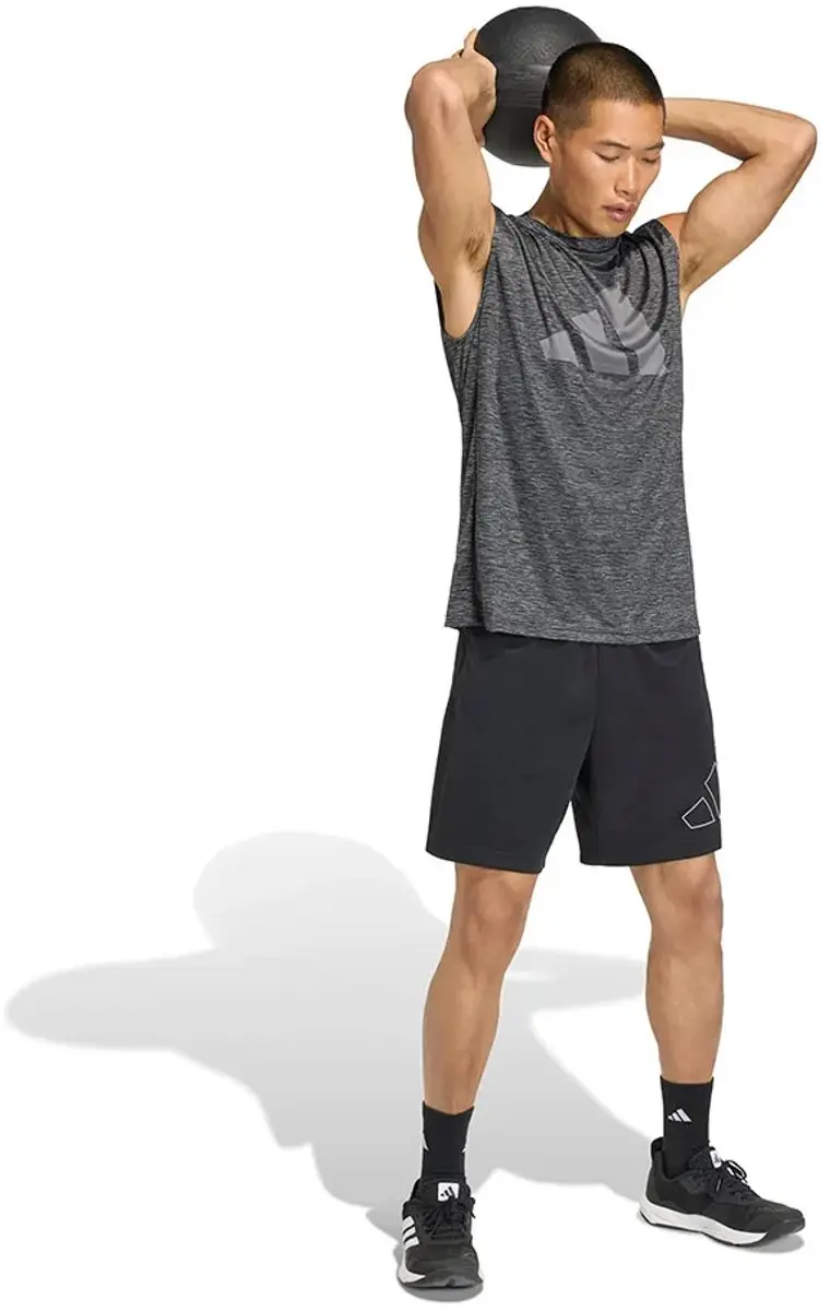 adidas Workout Essentials Mouwloos T-shirt - Grijs L