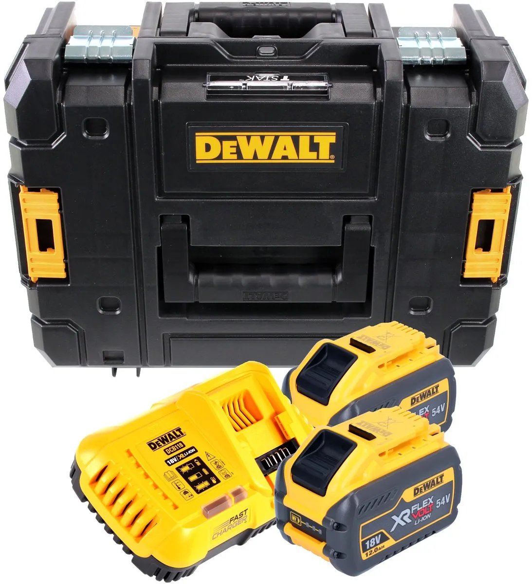 DeWalt DCB118Y2T Starterset 2x 12Ah Accu