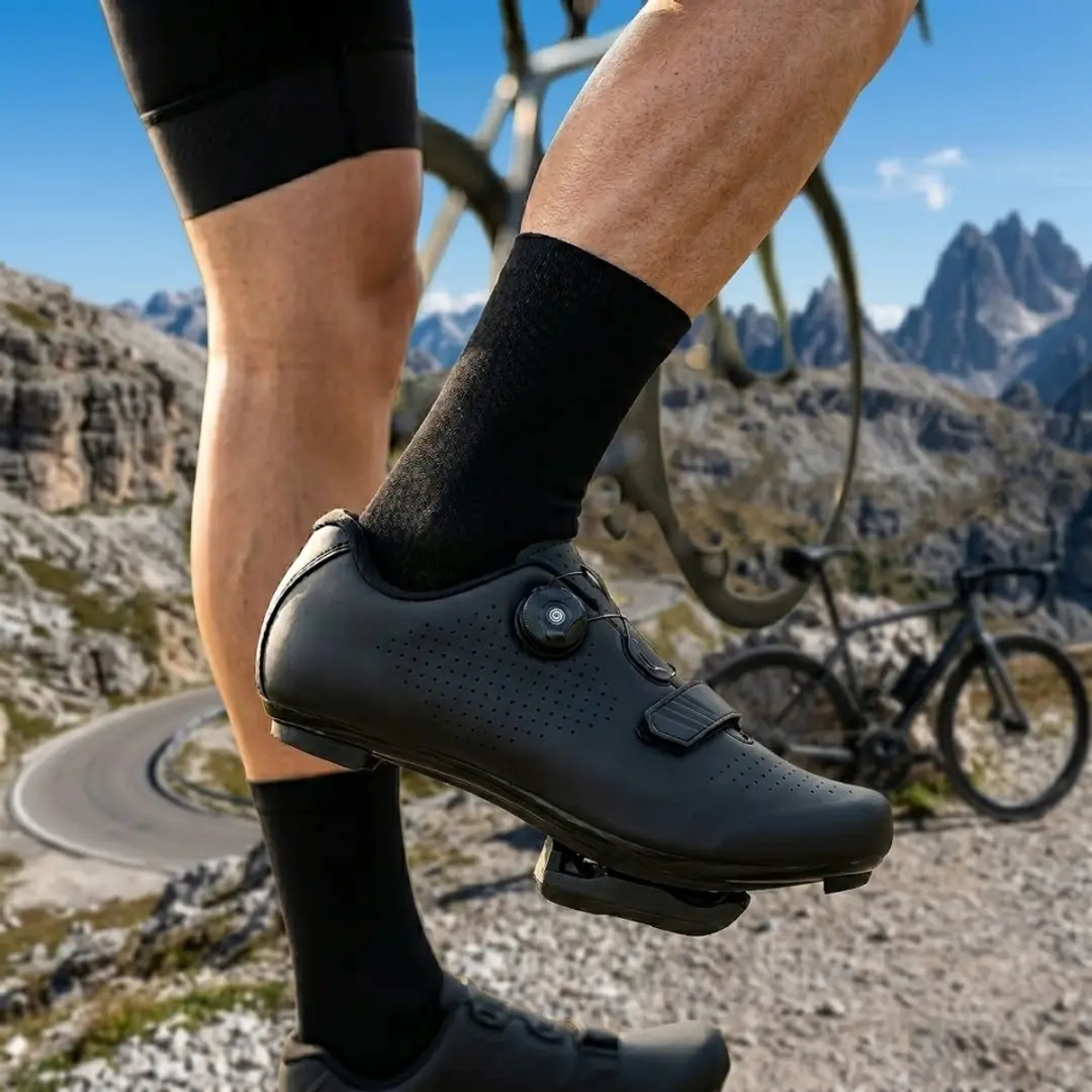 NUVEX Diepzwarte MTB Schoenen 43 - Klikpedaalcompatibel