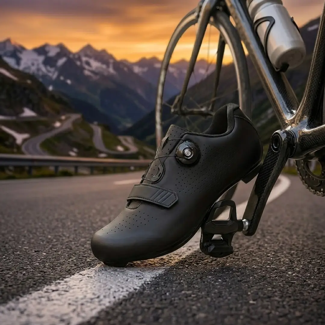 NUVEX Diepzwarte MTB Schoenen 43 - Klikpedaalcompatibel