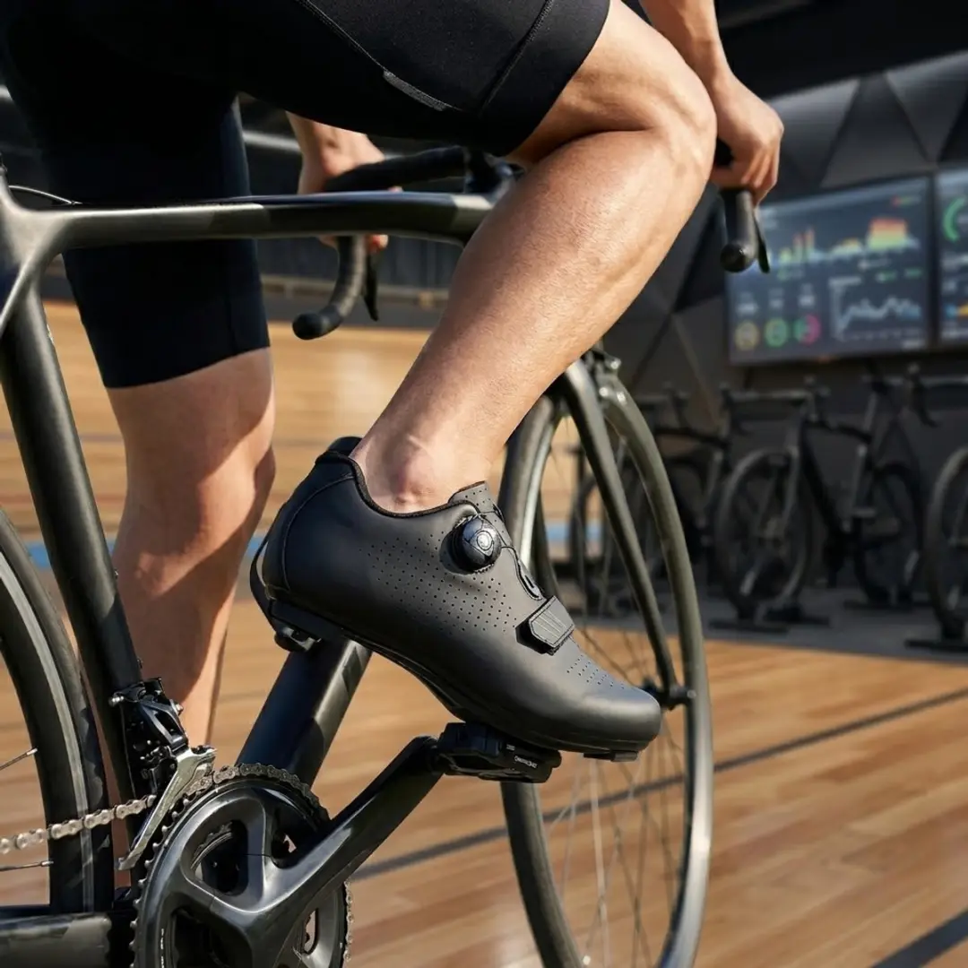 NUVEX Diepzwarte MTB Schoenen 43 - Klikpedaalcompatibel