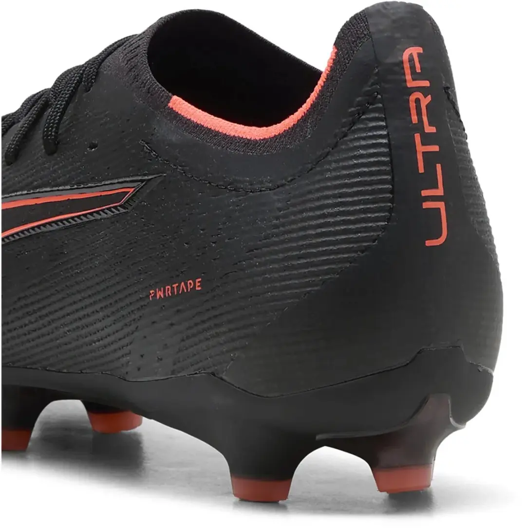 PUMA Ultra 6 Pro FG/AG Voetbalschoenen - Zwart/Rood/Grijs - Maat 40