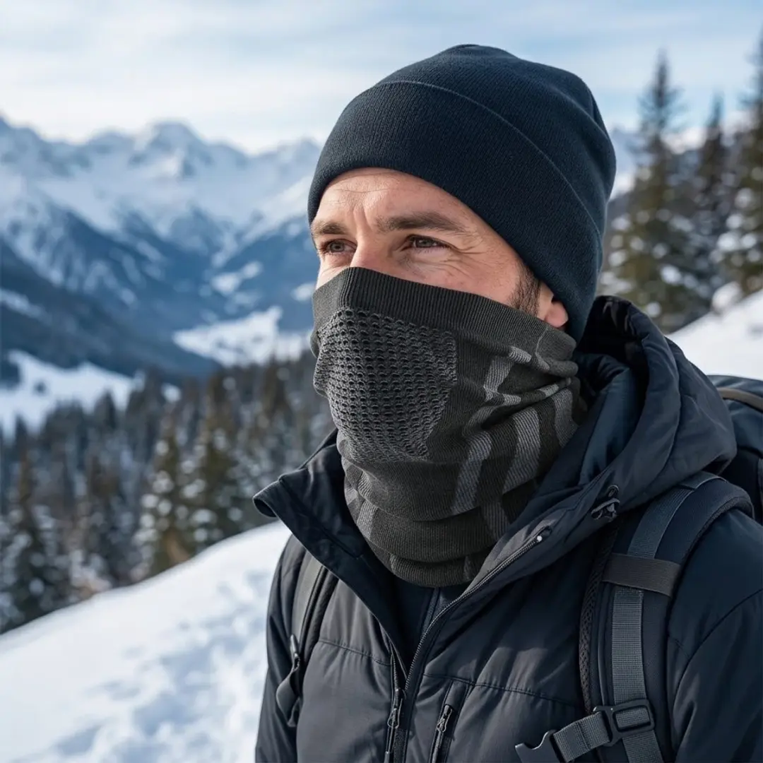 NuveX Nekwarmer One Size - Zwart