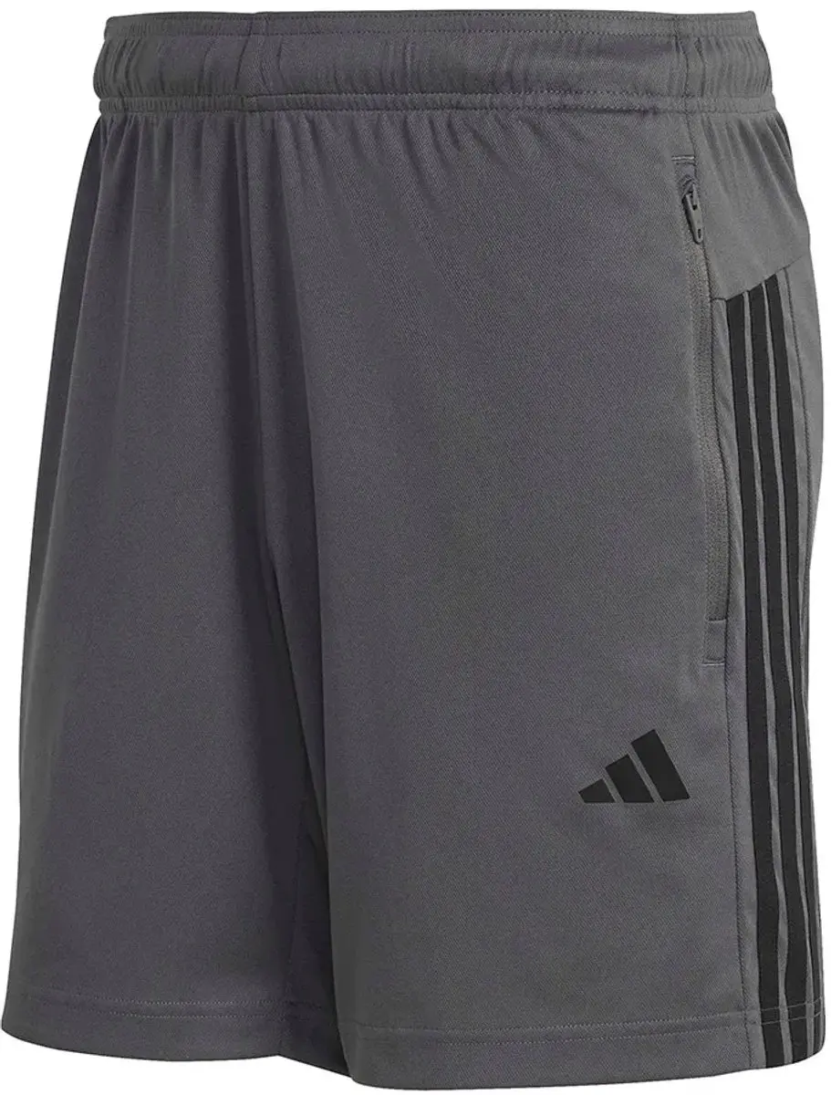 Adidas Workout Essentials Base 3 Stripes Korte Broek - Grijs S