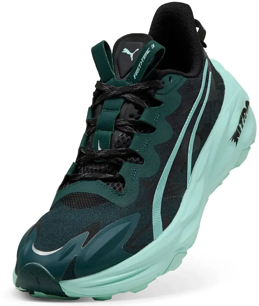 PUMA Fast-trac Nitro 3 Hardloopschoenen - 44 - Groen