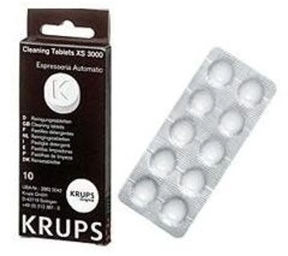 Krups XS3000 Reinigingstabletten - 20 Stuks