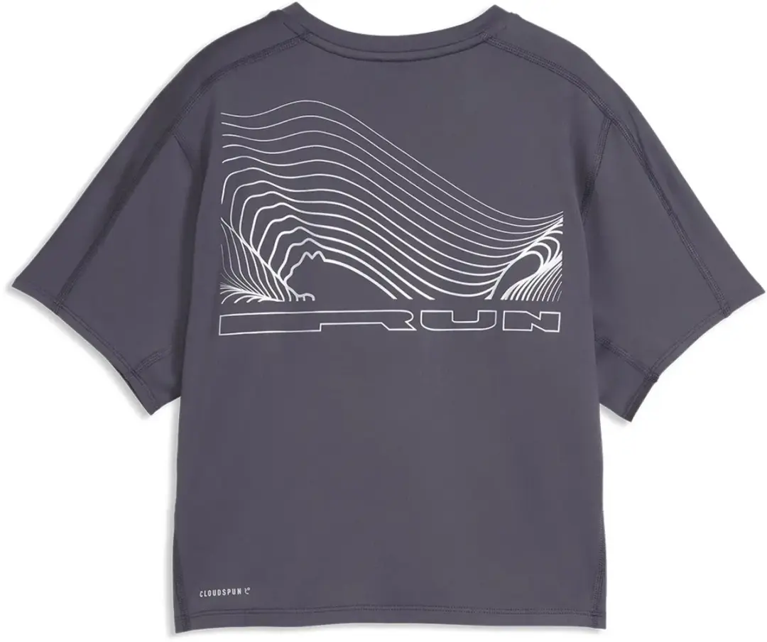 PUMA Brightstride Cloudspun T-shirt - Grijs XL
