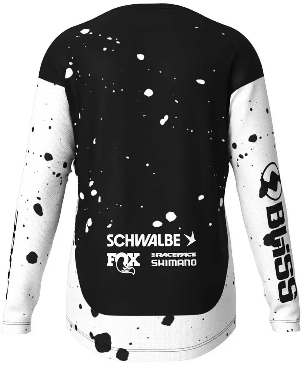 Cube Factory Racing Langarm Trui 2XL - Wit/Zwart