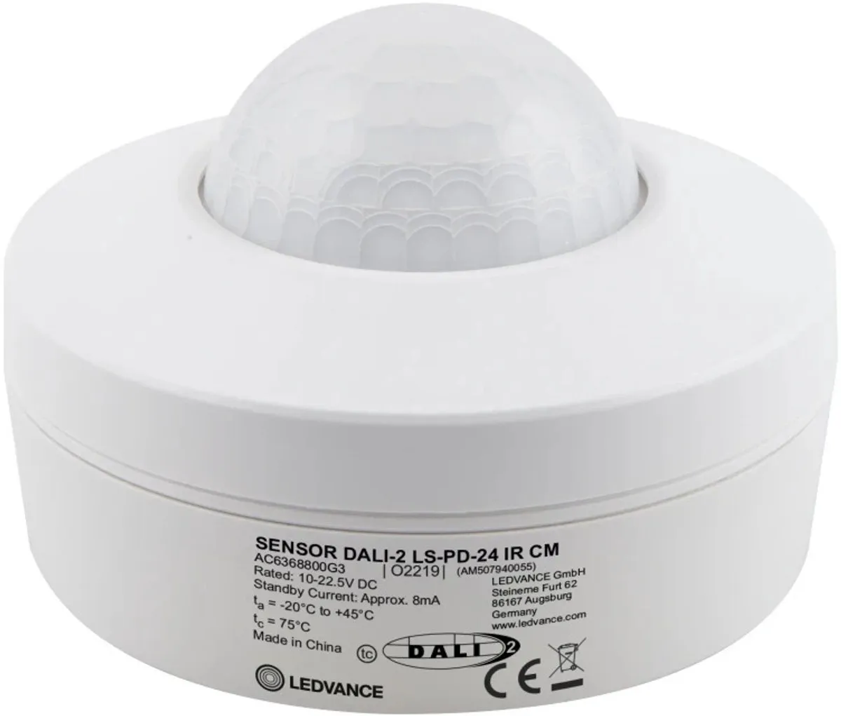 LEDVANCE DALI-2 Light Presence 24 Infrarood Sensor