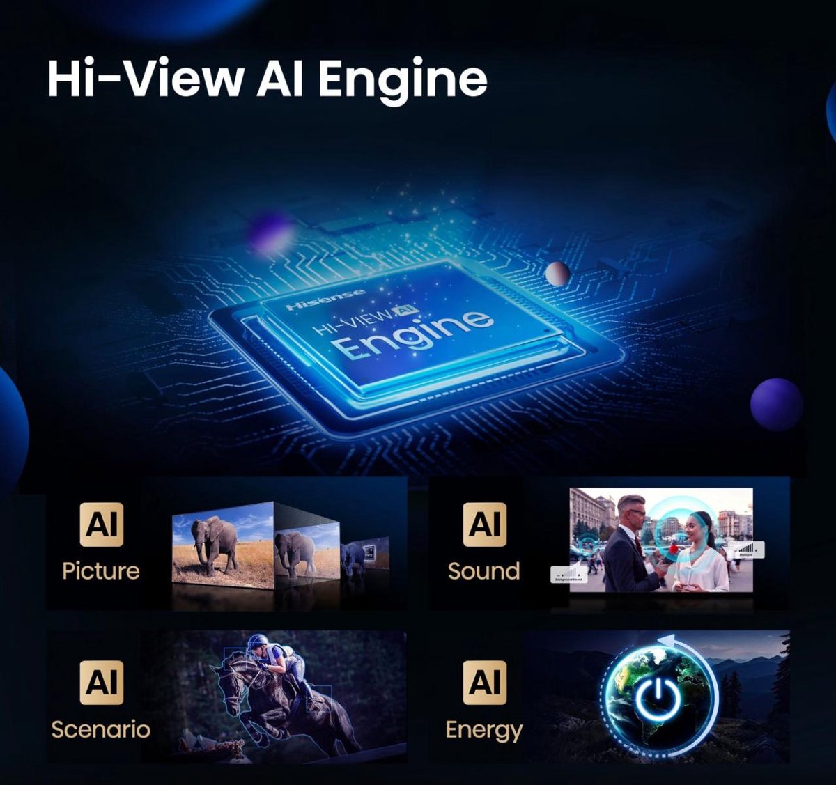 Hisense U7Q 85U79Q tv 2,16 m (85") 4K Ultra HD Smart TV Wifi Zwart, Grijs