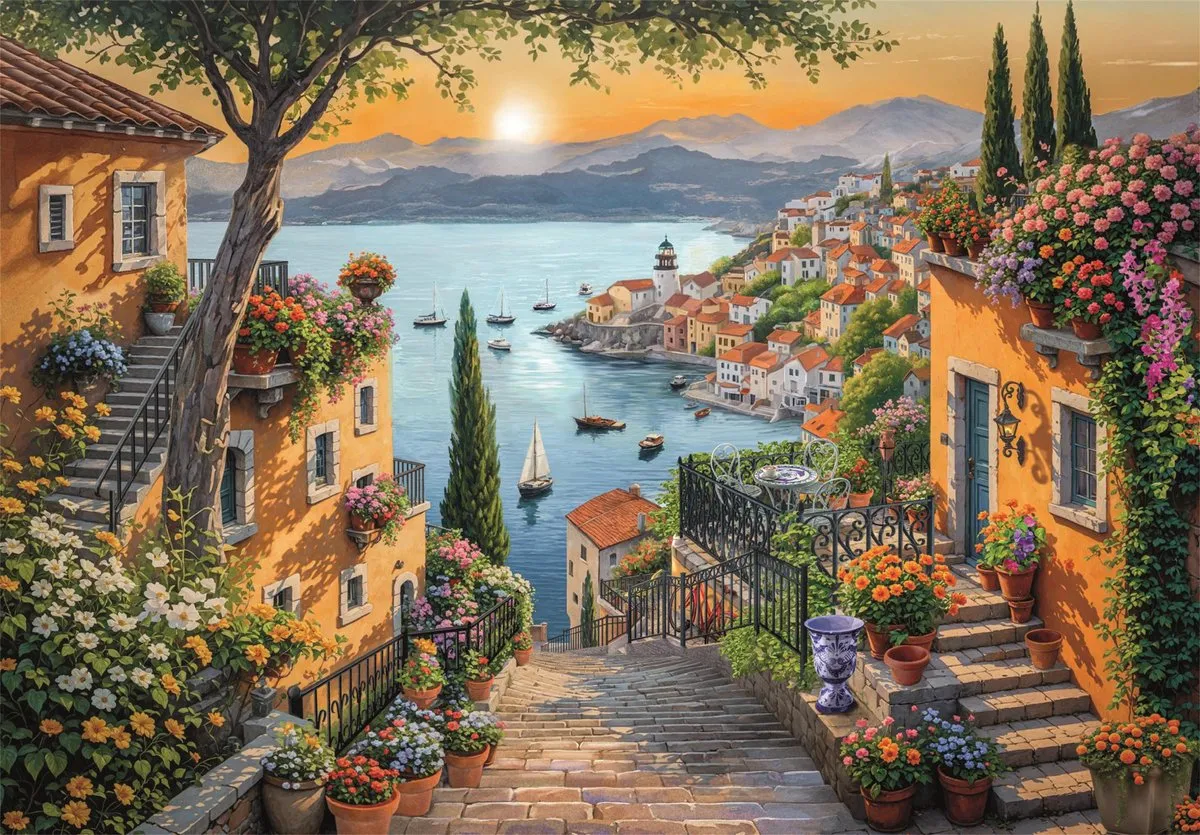 Clementoni Steps to the Harbor 2025 Puzzel 1500 Stuks - Multikleur