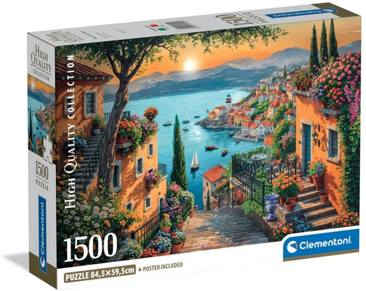 Clementoni Steps to the Harbor 2025 Puzzel 1500 Stuks - Multikleur