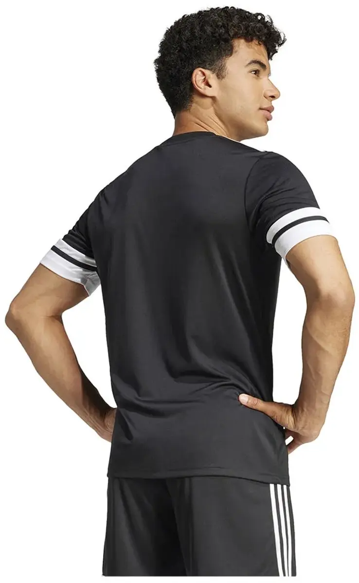 adidas Heren Squadra25 Voetbalshirt - 3XL - Zwart/Wit - afbeelding 2 van 6