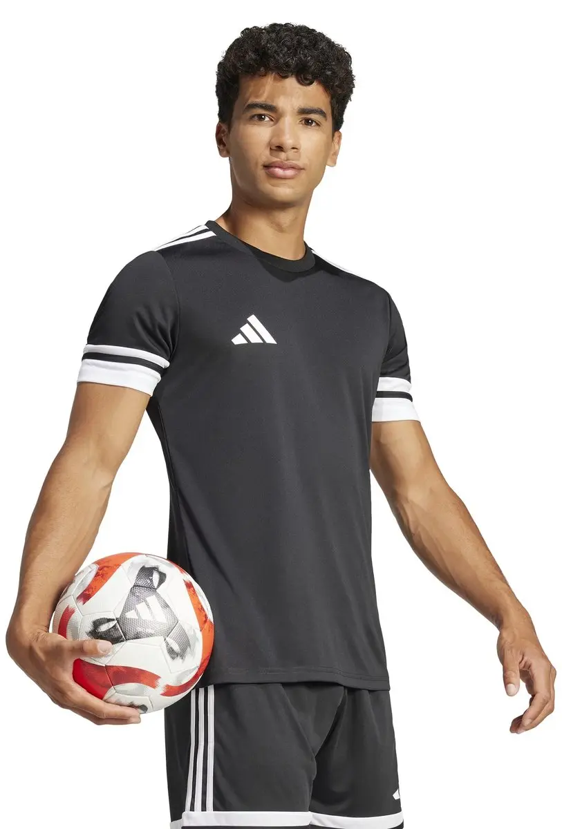 adidas Heren Squadra25 Voetbalshirt - 3XL - Zwart/Wit - afbeelding 5 van 6