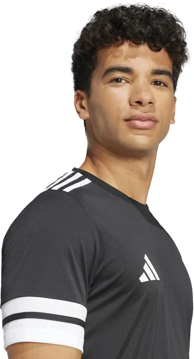 adidas Heren Squadra25 Voetbalshirt - 3XL - Zwart/Wit - afbeelding 6 van 6