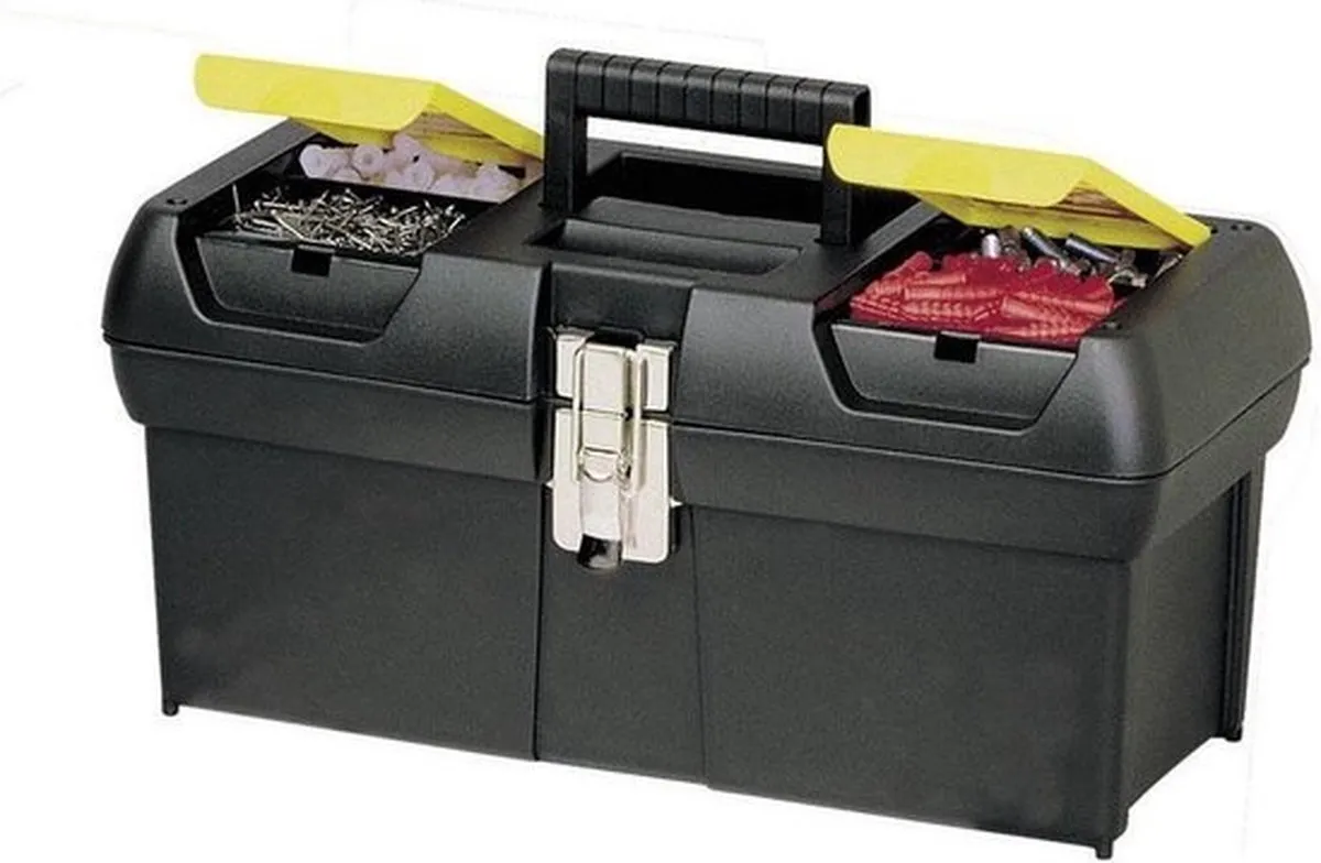 Stanley Batipro Gereedschapskoffer 12.5" - 2-delig - Zwart/Geel