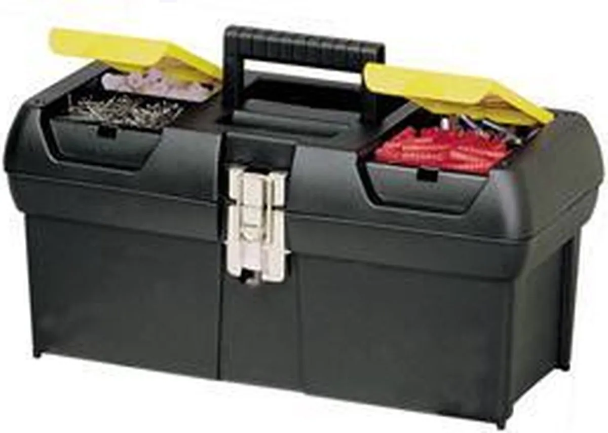 Stanley Batipro Gereedschapskoffer 12.5" - 2-delig - Zwart/Geel - afbeelding 6 van 6
