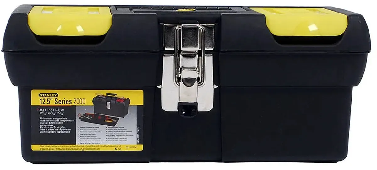 Stanley Batipro Gereedschapskoffer 12.5" - 2-delig - Zwart/Geel