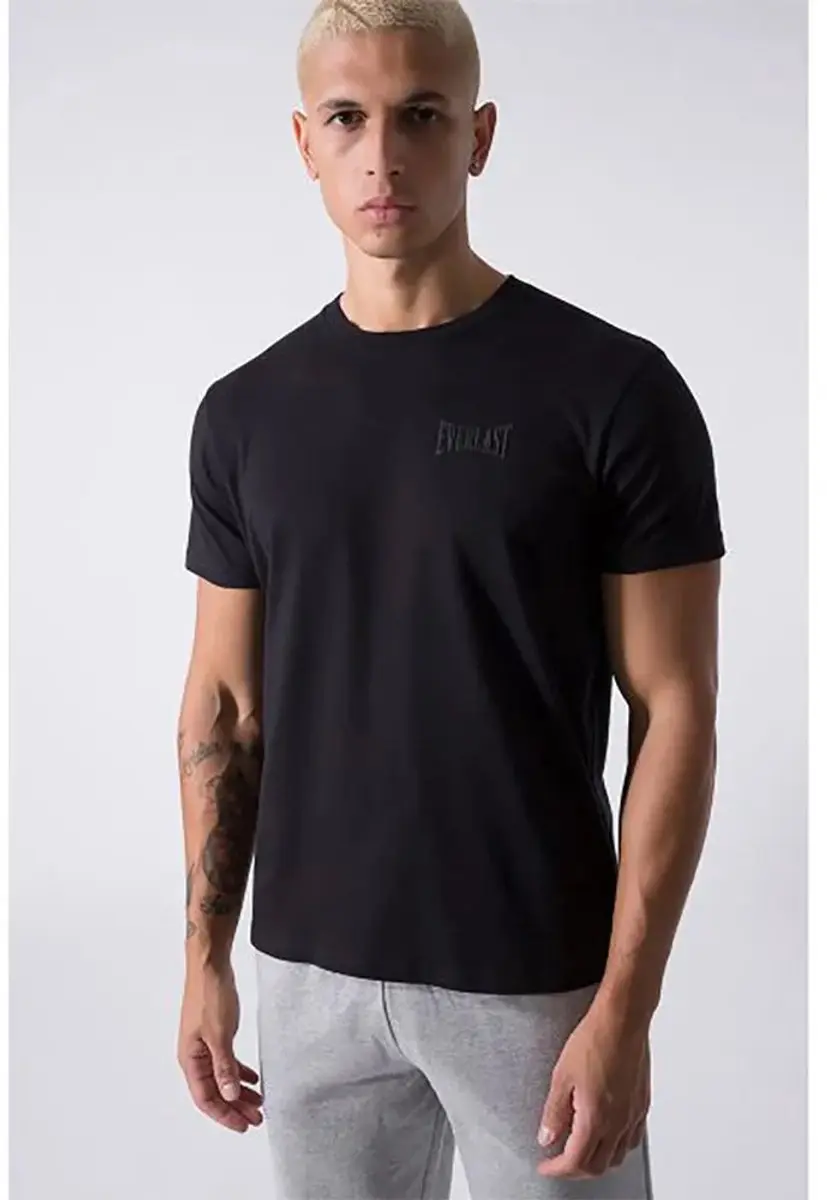 Everlast Jersey T-shirt Kort - XL - Zwart - afbeelding 6 van 6