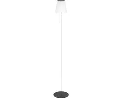 Eglo Scordiano-L Staande lamp - Oplaadbaar 22u - Zwart/Wit