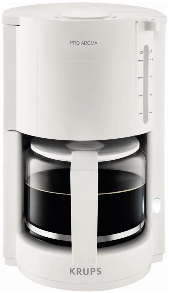 Krups ProAroma F30901 Filterkoffiezetapparaat 10 Kopjes - 1,25L - Wit
