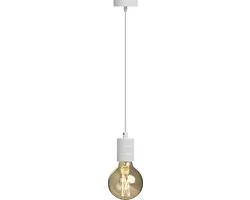Calex Retro Pendel Industrieel Hanglamp E27 Wit
