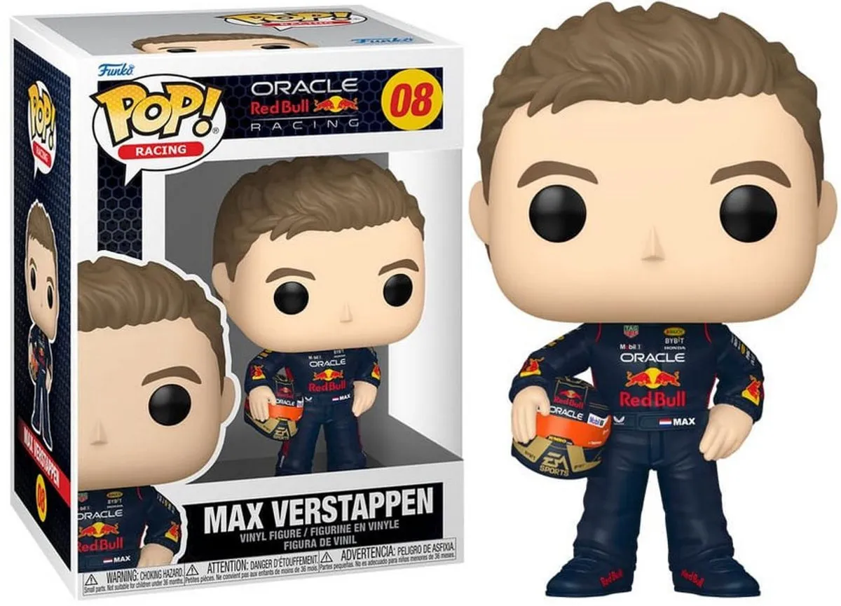 Funko Pop Racing Max Verstappen met Helm - Multi