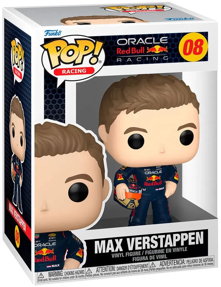 Funko Pop Racing Max Verstappen met Helm - Multi - afbeelding 6 van 6