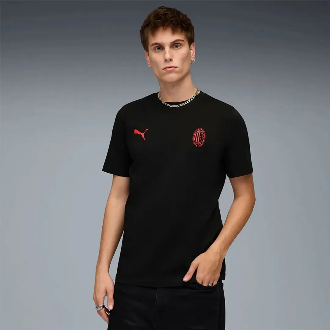 PUMA AC Milan T-shirt 2XL - Zwart